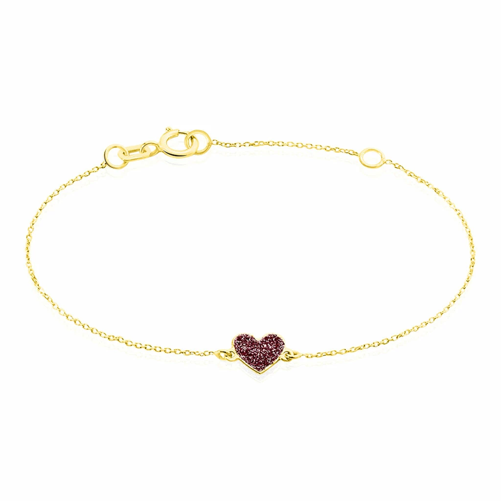 Histoire D'Or Bracelet Cerine Coeur Or Jaune 2 Histoire D'Or Bracelet Cerine Coeur Or Jaune