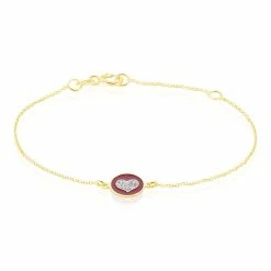 Histoire D'Or Bracelet Chlea Coeur Or Jaune