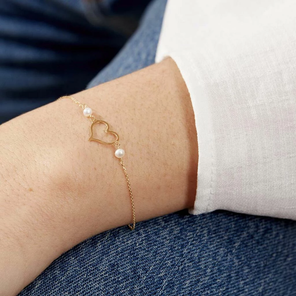 Histoire D'Or Bracelet Chabha Or Jaune Perle De Culture 7 Histoire D'Or Bracelet Chabha Or Jaune Perle De Culture – Image 5