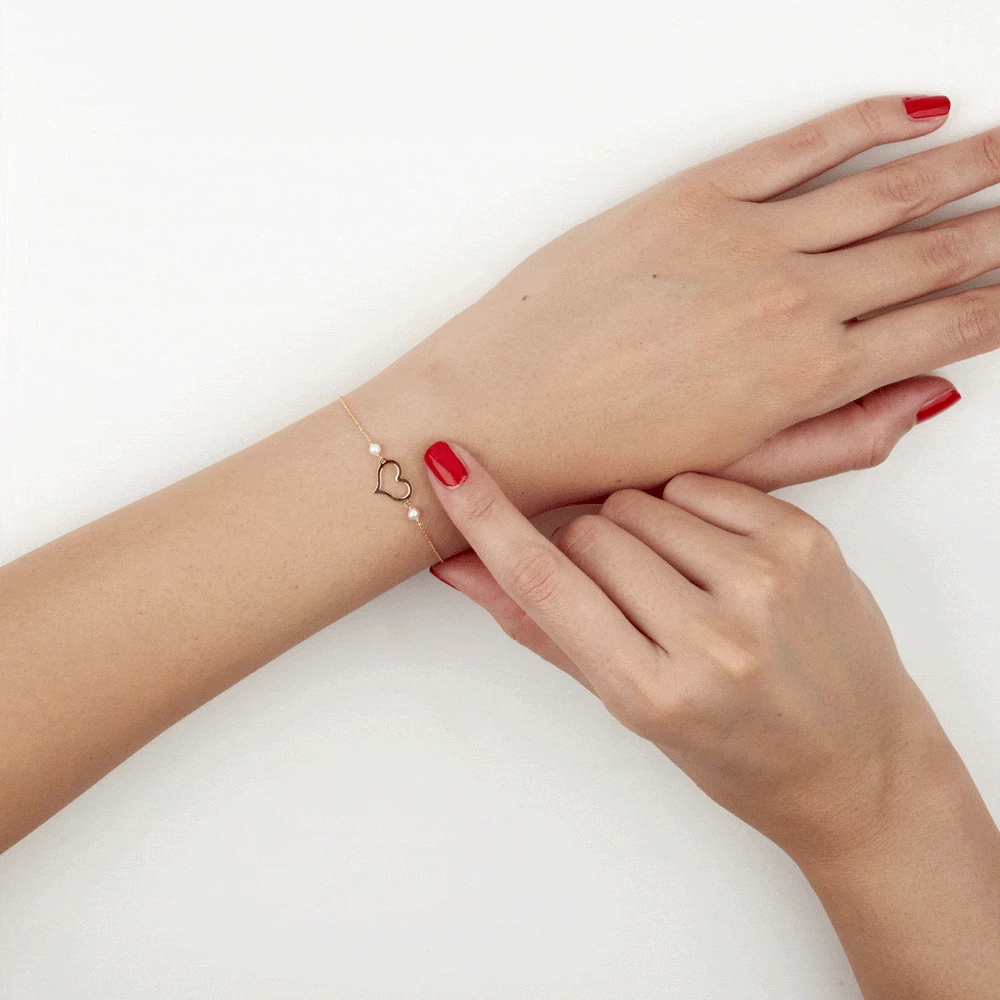 Histoire D'Or Bracelet Chabha Or Jaune Perle De Culture 6 Histoire D'Or Bracelet Chabha Or Jaune Perle De Culture – Image 4