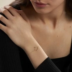 Histoire D'Or Bracelet Thya Or Jaune 7 Histoire D'Or Bracelet Thya Or Jaune -Boucles d'Oreilles Soldes B3BFJW0028 model0