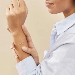 Histoire D'Or Bracelet Hydrangee Or Jaune 8 Histoire D'Or Bracelet Hydrangee Or Jaune -Boucles d'Oreilles Soldes B3BFJW00AL model0