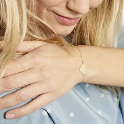 Histoire D'Or Bracelet Collection Gravable Or Jaune -Boucles d'Oreilles Soldes B3BFJW0881 model0