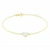 Histoire D'Or Bracelet Or Jaune Pervenche Nacre