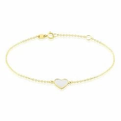 Histoire D'Or Bracelet Or Jaune Pervenche Nacre