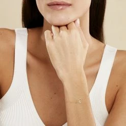 Histoire D'Or Bracelet Blasi Or Jaune Oxyde De Zirconium -Boucles d'Oreilles Soldes B3BFJZW092 model0