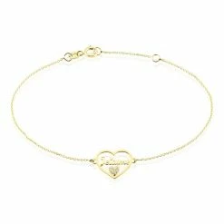 Histoire D'Or Bracelet Or Jaune Veridienne Oxyde