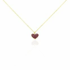 Histoire D'Or Collier Cerine Coeur Or Jaune