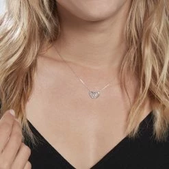 Histoire D'Or Collier Or Blanc Melisenda Saphirs -Boucles d'Oreilles Soldes B3CFBSB351 model1