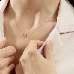 Histoire D'Or Collier Juliane Or Jaune Diamant 8 Histoire D'Or Collier Juliane Or Jaune Diamant -Boucles d'Oreilles Soldes B3CFJDW284 model0