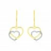 Histoire D'Or Boucles D'oreilles Pendantes Double Coeur Satines Or Bicolore 1 Histoire D'Or Boucles D'oreilles Pendantes Double Coeur Satines Or Bicolore -Boucles d'Oreilles Soldes B3OF2W0235 master
