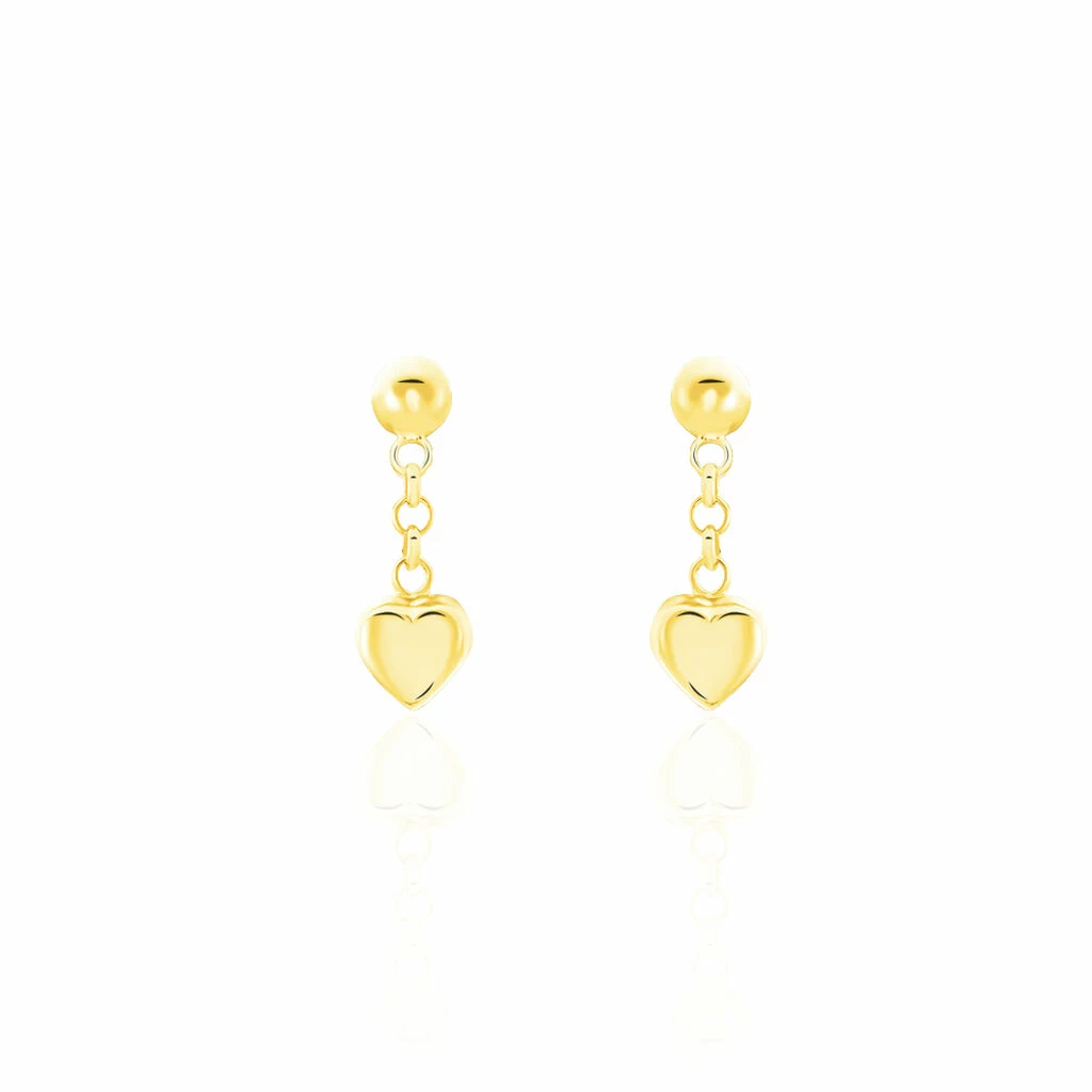 Histoire D'Or Boucles D'oreilles Pendantes Anne-maudae Pendantes Coeurs Or Jaune 3 Histoire D'Or Boucles D'oreilles Pendantes Anne-maudae Pendantes Coeurs Or Jaune