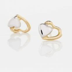 Histoire D'Or Boucles D'oreilles Puces Frantsesa Or Jaune -Boucles d'Oreilles Soldes B3OFJW00FJ view2