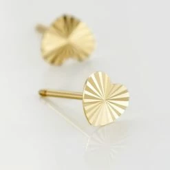 Histoire D'Or Boucles D'oreilles Puces Or Jaune Pat -Boucles d'Oreilles Soldes B3OFJW00GR view2