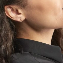 Histoire D'Or Boucles D'oreilles Pendantes Daria Cœur Or Jaune -Boucles d'Oreilles Soldes B3OFJW0805 model0