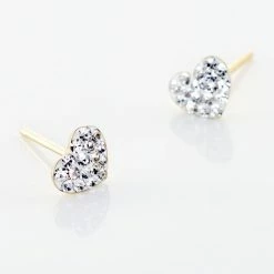 Histoire D'Or Boucles D'oreilles Puces Or Jaune Ianuaria Cristal 8 Histoire D'Or Boucles D'oreilles Puces Or Jaune Ianuaria Cristal -Boucles d'Oreilles Soldes B3OFJXW212 view2