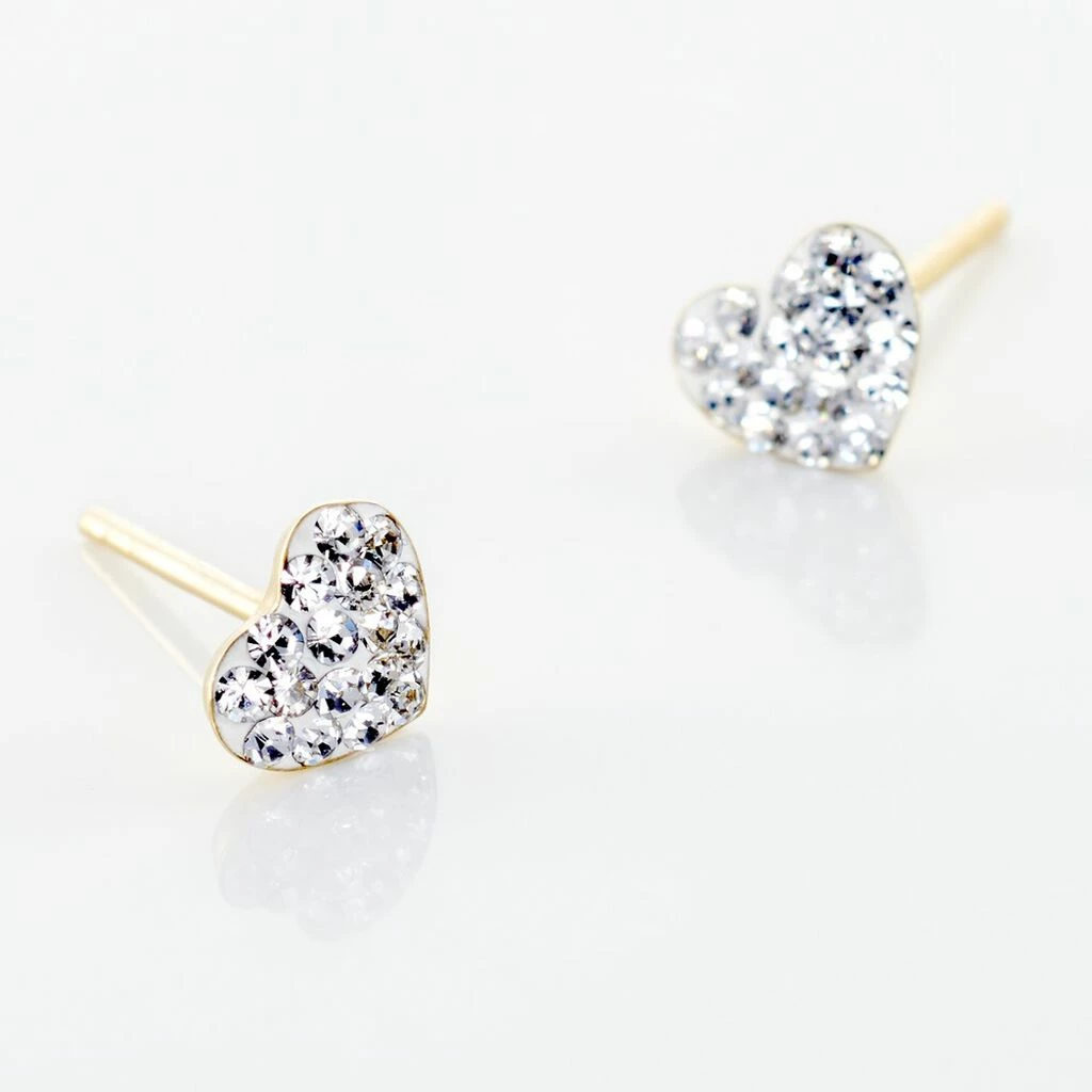 Histoire D'Or Boucles D'oreilles Puces Or Jaune Ianuaria Cristal 5 Histoire D'Or Boucles D'oreilles Puces Or Jaune Ianuaria Cristal – Image 3