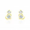 Histoire D'Or Boucles D'oreilles Pendantes Ludyvine Or Jaune Oxyde De Zirconium -Boucles d'Oreilles Soldes B3OFJZW142 master