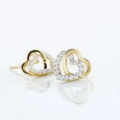 Histoire D'Or Boucles D'oreilles Puces Ablaye Or Jaune Oxyde De Zirconium 9 Histoire D'Or Boucles D'oreilles Puces Ablaye Or Jaune Oxyde De Zirconium -Boucles d'Oreilles Soldes B3OFJZW397 view2