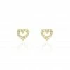 Histoire D'Or Boucles D'oreilles Puces Coeur Ajoure Or Jaune Oxyde De Zirconium 2 Histoire D'Or Boucles D'oreilles Puces Coeur Ajoure Or Jaune Oxyde De Zirconium -Boucles d'Oreilles Soldes B3OFJZW582 master