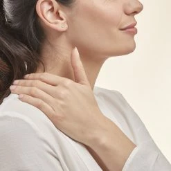 Histoire D'Or Boucles D'oreilles Puces Daria Coeur Triple Or Jaune Oxyde -Boucles d'Oreilles Soldes B3OFJZW629 model0