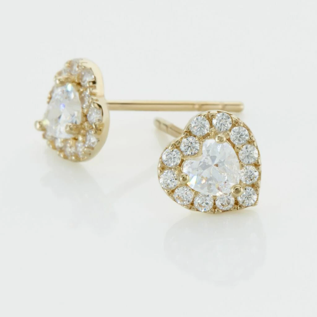 Histoire D'Or Boucles D'oreilles Puces Or Jaune Festuca Oxydes De Zirconium 5 Histoire D'Or Boucles D'oreilles Puces Or Jaune Festuca Oxydes De Zirconium – Image 3