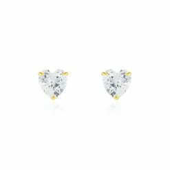 Histoire D'Or Boucles D'oreilles Puces Or Jaune Katherine Oxyde De Zirconium