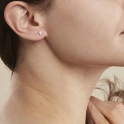 Histoire D'Or Boucles D'oreilles Puces Daria Cœur 0 Or Rose Strass 9 Histoire D'Or Boucles D'oreilles Puces Daria Cœur 0 Or Rose Strass -Boucles d'Oreilles Soldes B3OFRPW001 model0