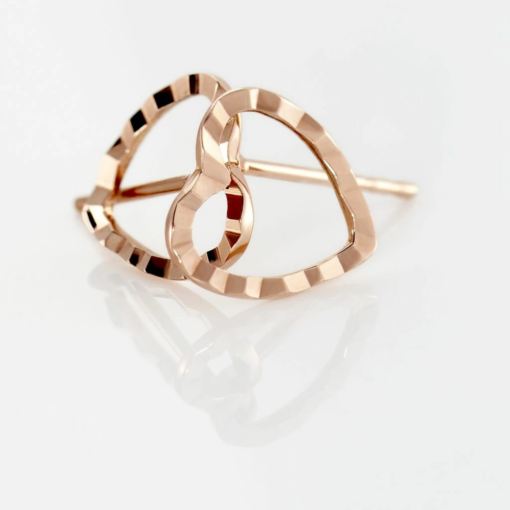 Histoire D'Or Boucles D'oreilles Puces Or Rose Melltje 5 Histoire D'Or Boucles D'oreilles Puces Or Rose Melltje – Image 3