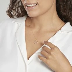 Histoire D'Or Pendentif Eudocie Double Coeurs Or Bicolore -Boucles d'Oreilles Soldes B3PF2W0152 model1