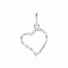 Histoire D'Or Pendentif Eudocie Coeur Strie Or Blanc -Boucles d'Oreilles Soldes B3PFBW0020 master