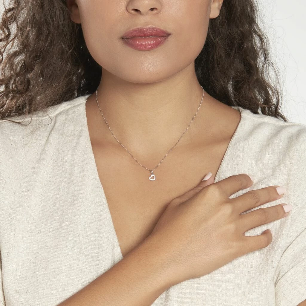 Histoire D'Or Pendentif Or Blanc Oxyde 5 Histoire D'Or Pendentif Or Blanc Oxyde – Image 3