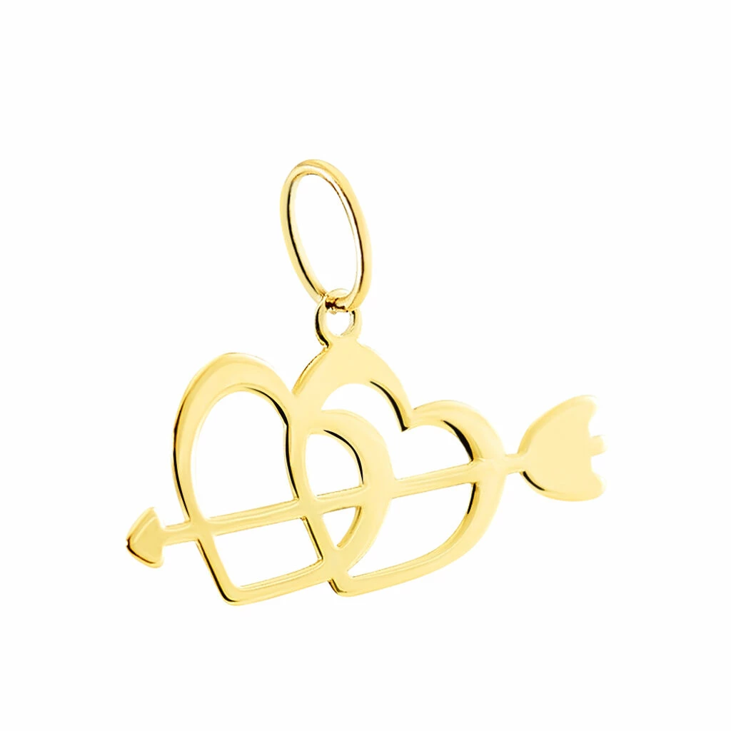 Histoire D'Or Pendentif Eudocie Coeurs Et Fleche Or Jaune 4 Histoire D'Or Pendentif Eudocie Coeurs Et Fleche Or Jaune – Image 2