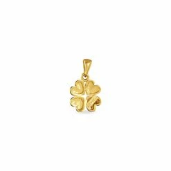 Histoire D'Or Pendentif Eudocie Coeur Trefle Or Jaune -Boucles d'Oreilles Soldes B3PFJW0144 view2