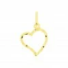 Histoire D'Or Pendentif Eudocie Coeur Strie Or Jaune