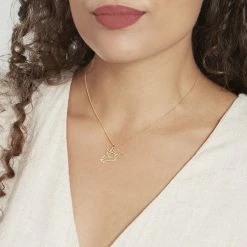 Histoire D'Or Pendentif Guecha Colombe Et Coeur Or Jaune -Boucles d'Oreilles Soldes B3PFJW0396 model0