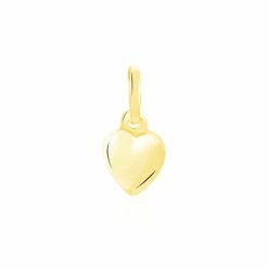 Histoire D'Or Pendentif Eudocie Coeur Lisse Or Jaune