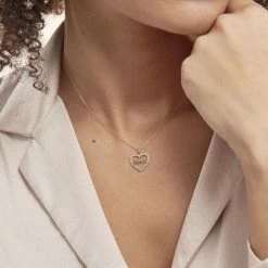 Histoire D'Or Pendentif Or Jaune Ramouna Oxyde De Zirconium -Boucles d'Oreilles Soldes B3PFJZW241 model0