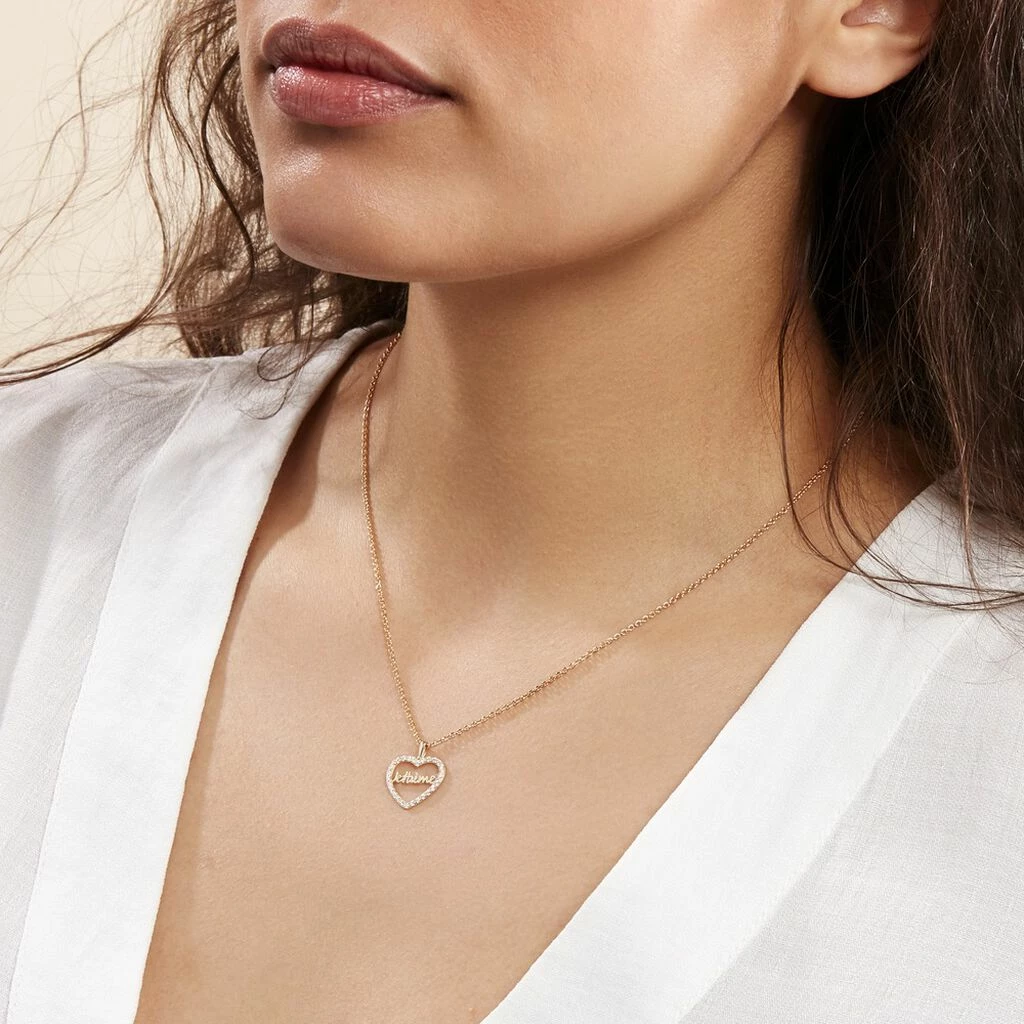 Histoire D'Or Pendentif Or Jaune Derry Oxyde De Zirconium 5 Histoire D'Or Pendentif Or Jaune Derry Oxyde De Zirconium – Image 3