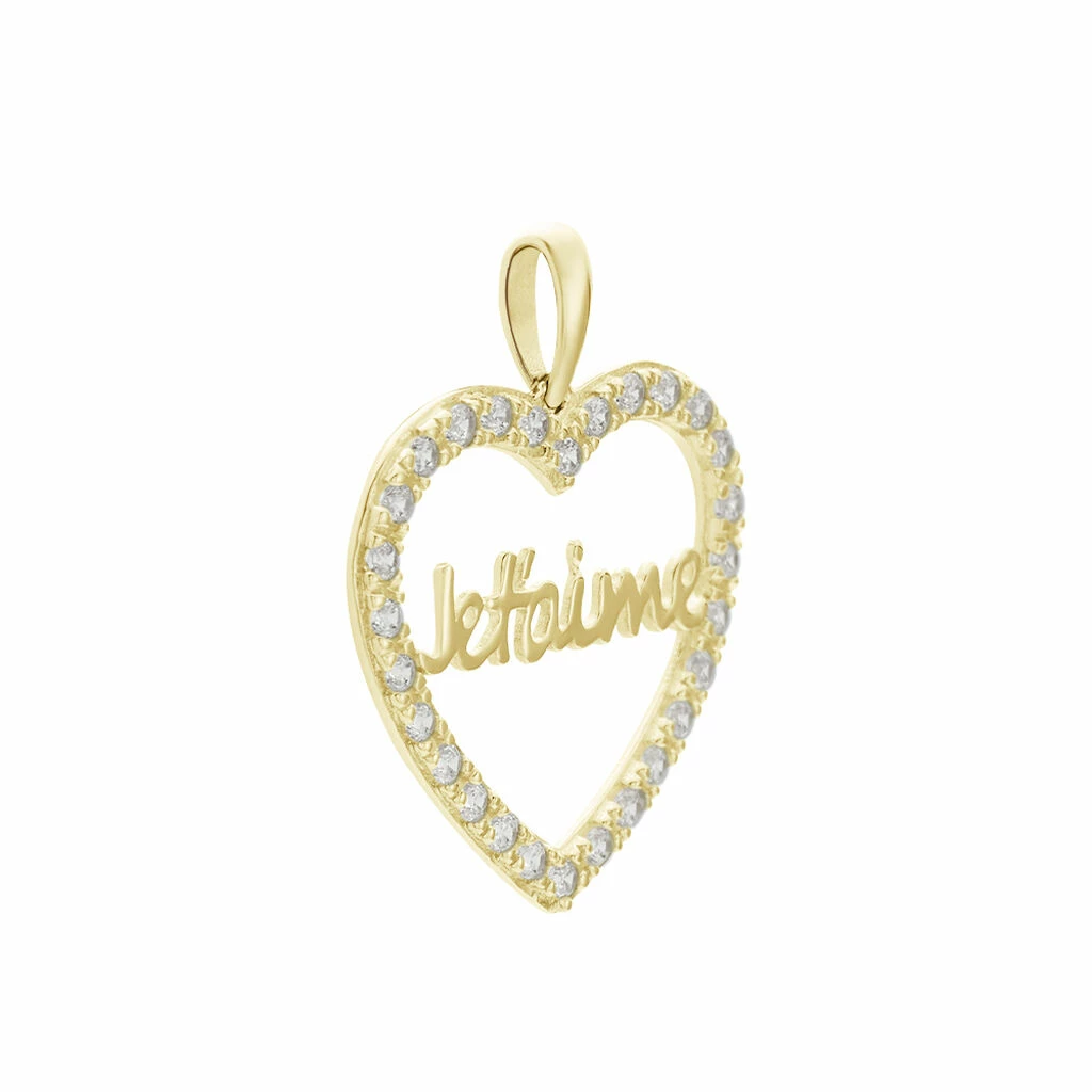 Histoire D'Or Pendentif Or Jaune Derry Oxyde De Zirconium 4 Histoire D'Or Pendentif Or Jaune Derry Oxyde De Zirconium – Image 2