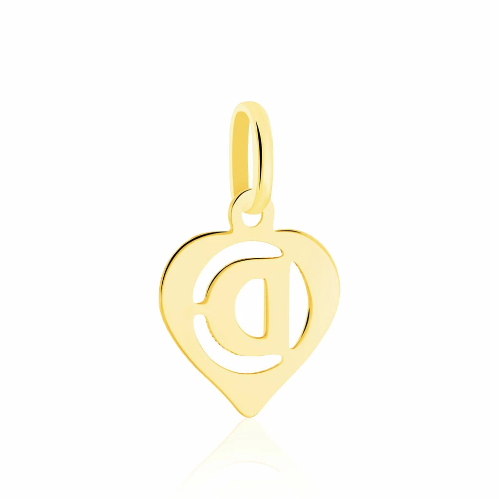 Histoire D'Or Pendentif Eudocie Coeur Lettre Or Jaune 4 Histoire D'Or Pendentif Eudocie Coeur Lettre Or Jaune – Image 2
