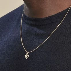 Histoire D'Or Pendentif Eudocie Coeur Lettre Or Jaune -Boucles d'Oreilles Soldes B3PMJW0189 model1