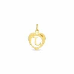 Histoire D'Or Pendentif Eudocie Coeur Lettre Or Jaune -Boucles d'Oreilles Soldes B3PMJW0191 view2