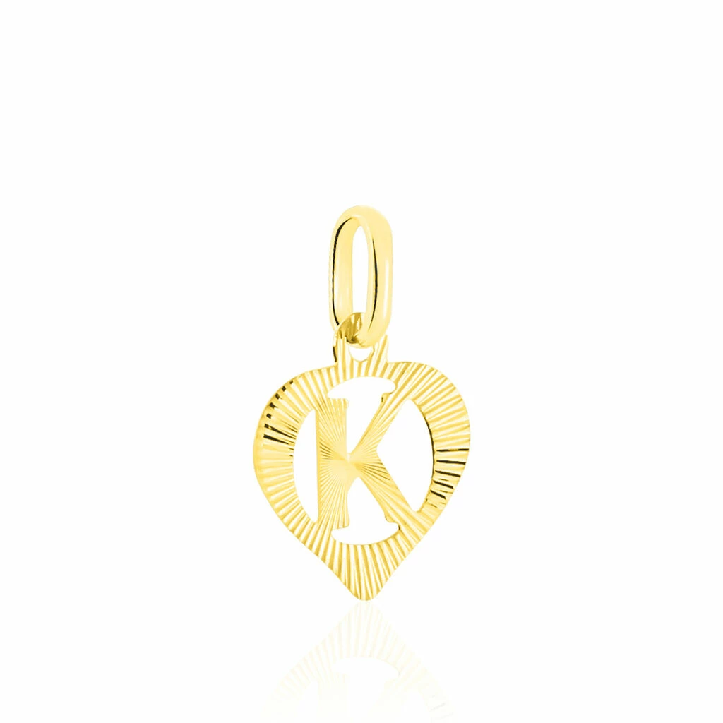 Histoire D'Or Pendentif Eudocie Coeur Lettre Or Jaune 4 Histoire D'Or Pendentif Eudocie Coeur Lettre Or Jaune – Image 2