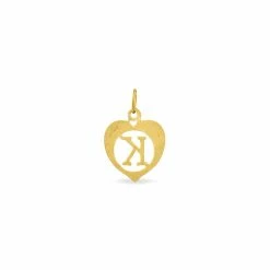 Histoire D'Or Pendentif Eudocie Coeur Lettre Or Jaune 9 Histoire D'Or Pendentif Eudocie Coeur Lettre Or Jaune -Boucles d'Oreilles Soldes B3PMJW0192 view2