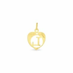 Histoire D'Or Pendentif Eudocie Coeur Lettre Or Jaune -Boucles d'Oreilles Soldes B3PMJW0193 view2