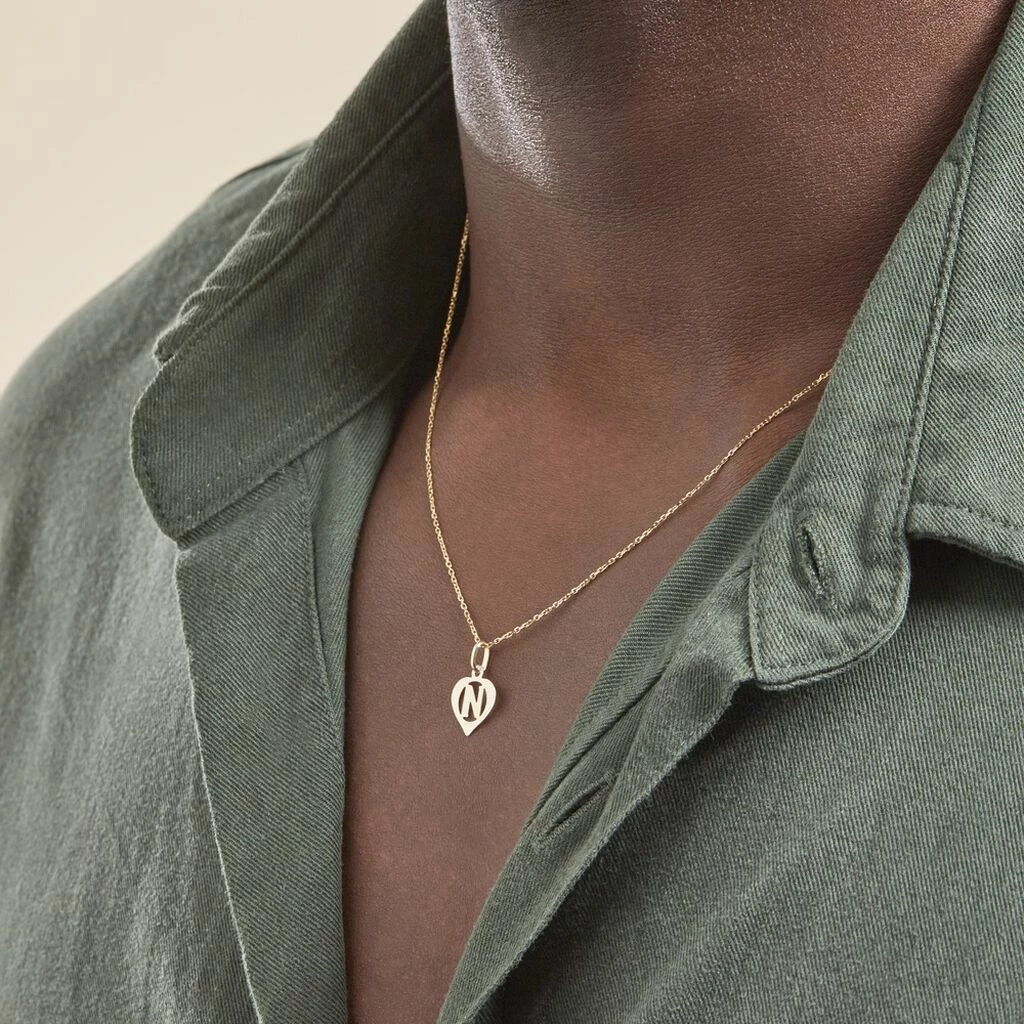 Histoire D'Or Pendentif Eudocie Coeur Lettre Or Jaune 7 Histoire D'Or Pendentif Eudocie Coeur Lettre Or Jaune – Image 5