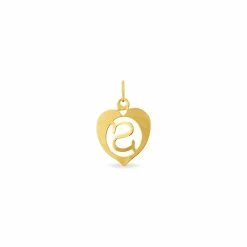 Histoire D'Or Pendentif Eudocie Coeur Lettre Or Jaune 9 Histoire D'Or Pendentif Eudocie Coeur Lettre Or Jaune -Boucles d'Oreilles Soldes B3PMJW0420 view2