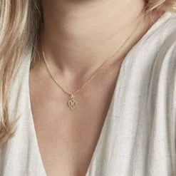 Histoire D'Or Pendentif Eudocie Coeur Lettre Or Jaune -Boucles d'Oreilles Soldes B3PMJW0421 model1