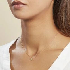 Histoire D'Or Pendentif Eudocie Coeur Mat Et Brillant Or Jaune 8 Histoire D'Or Pendentif Eudocie Coeur Mat Et Brillant Or Jaune -Boucles d'Oreilles Soldes B3PMJW0924 model0